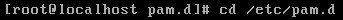 cd /etc/pam.d