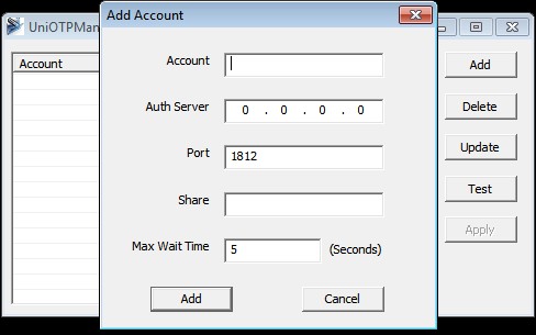 adding new account