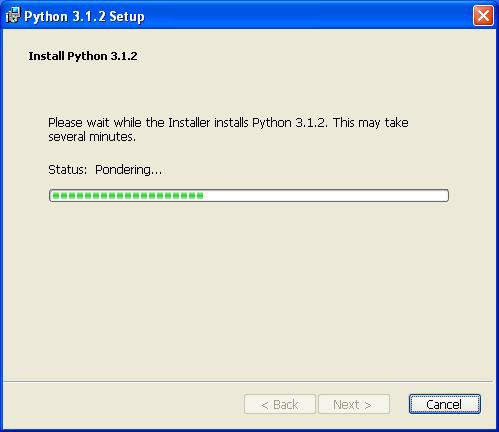 Python installing Python