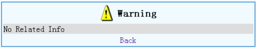 'no related info' message
