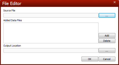 Enveloper file editor window