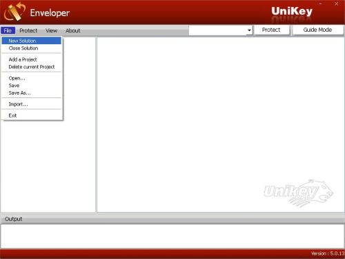 UniKey Enveloper default window