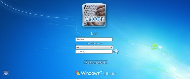 Windows user login screen