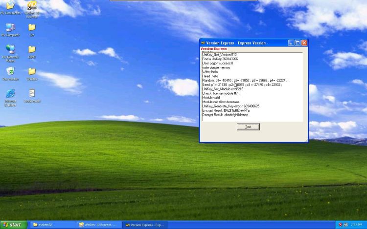 WinDev 10 runtime output