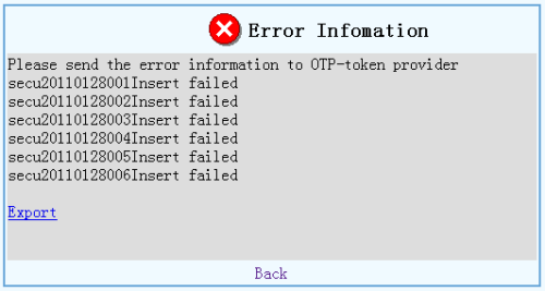 'please send information to provider' message