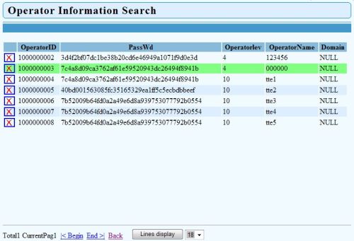 multiple operators listed in search results