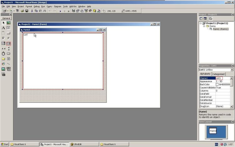 Visual Basic add text area for output