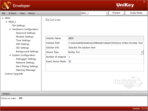 UniKey Enveloper display solution details