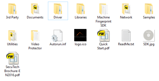 UniKey SDK file system