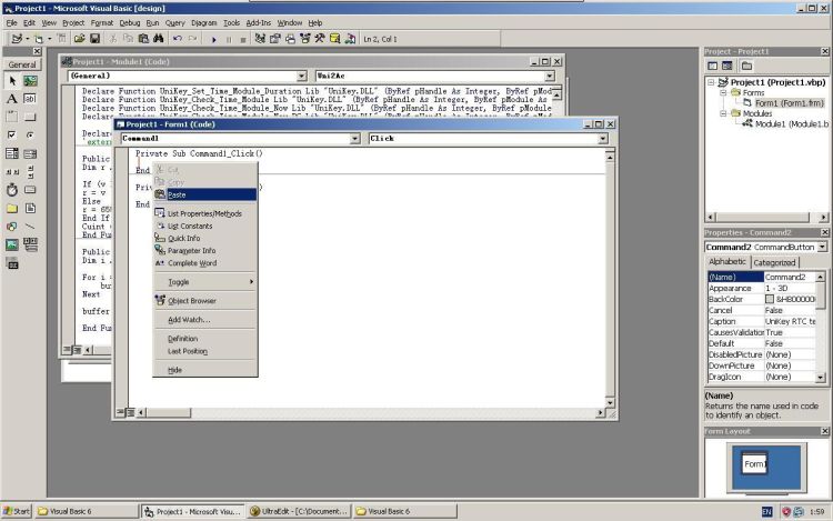 Visual Basic copying source code