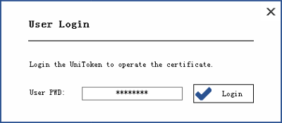 log in as a user