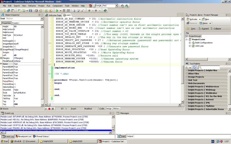 CodeGear Delphi source code