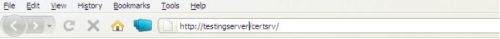 Microsoft certificate address
